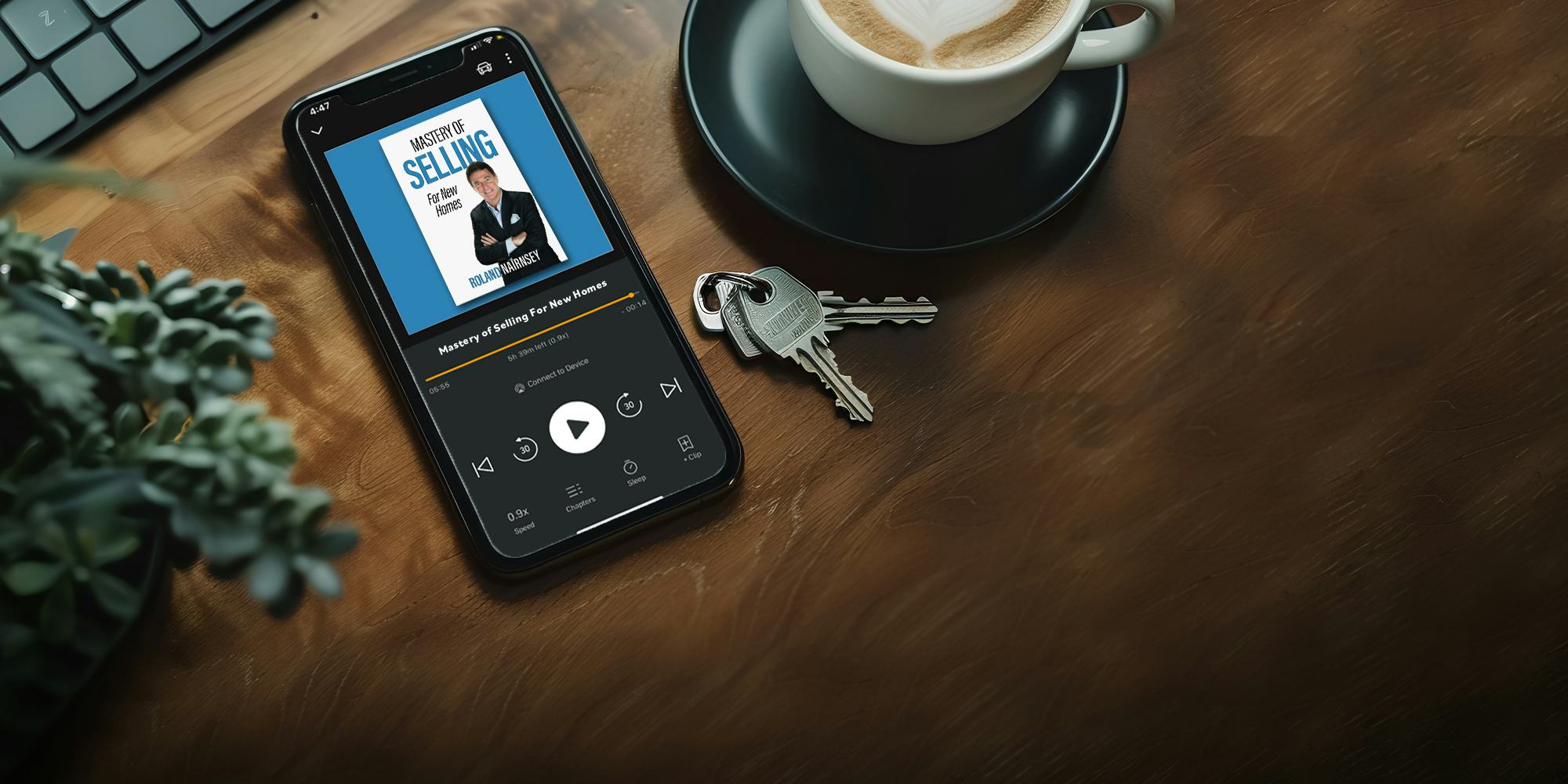 Master of Selling by Roland Nairnesy is available on Audible, iTunes, and Amazon Music