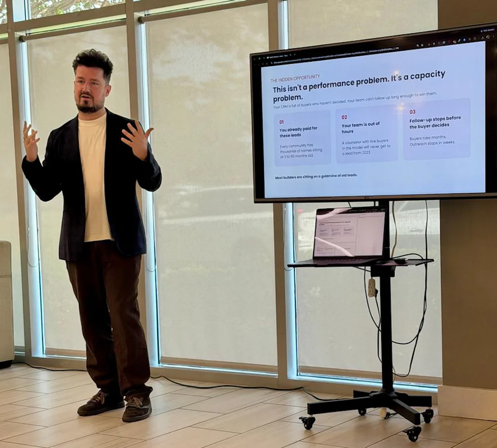 Dan Hnatkovksy from Jome on How outbound AI voice follow up and inbound after-hours AI are increasing new home sales exponentially