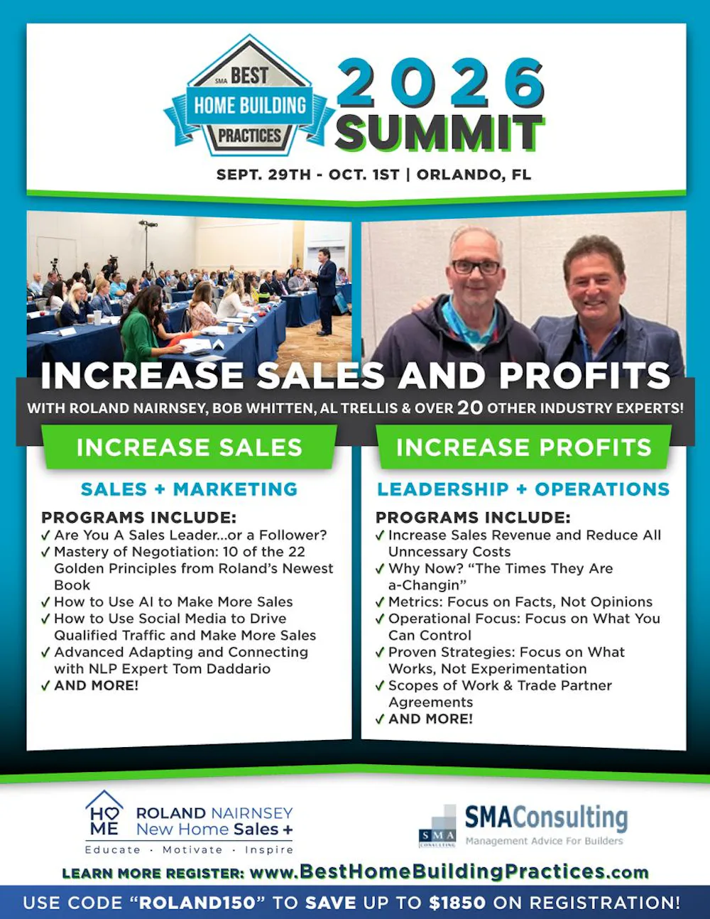 2026 SMA Best Home Building Practices Summit