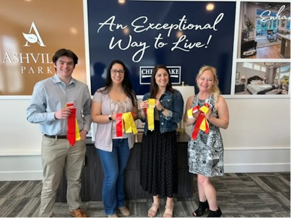 Cassie's team at Chesapeake Homes demonstrates leadership that leads to success