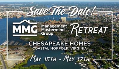 MMG Retreat in May 2024 hosted by Chesapeake Homes in Coastal Norfolk, Virgina