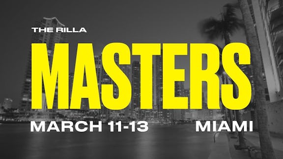 Rilla Masters 2026 Conference in Miami, Florida