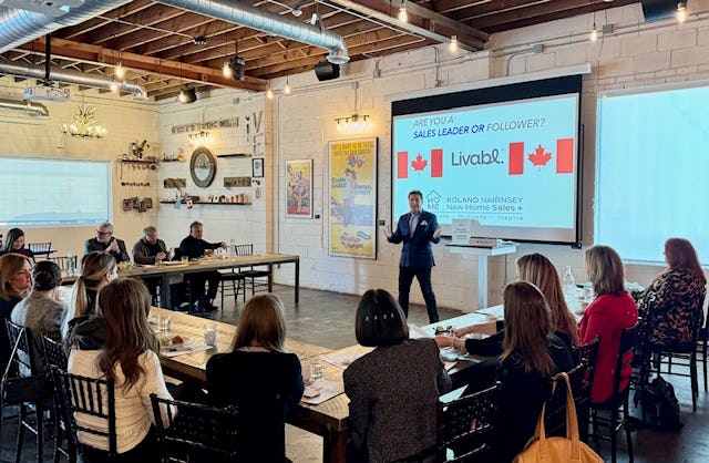 Roland presenting at the Zonda Livabl Event in Toronto Canada